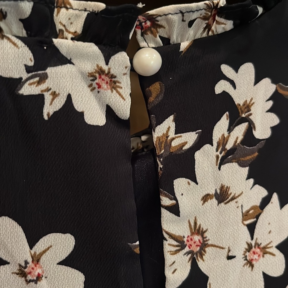 NWOT medium A line dress in deep navy - Picture 12 of 15